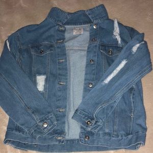 Distressed Jean Jacket